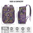 thumbnail image 3 of Colorful Paisley Pattern Insulated Backpack Cooler, Waterproof & Leak Proof, High-Performance Insulation, Perfect for Travel, Camping, and Outdoor Activities, 3 of 6