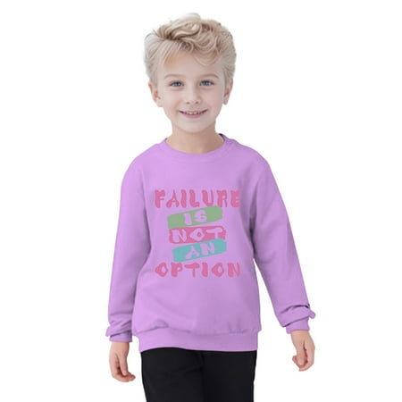 

Hoodies for Teen Girls Kid’ Autumn and Winter Long Sleeves Plus Hoodie Letter Printed Casual Thick Warm Round Neck Children s Wear Hoodies for Boys(Color:Purple Size:3-4 Years)