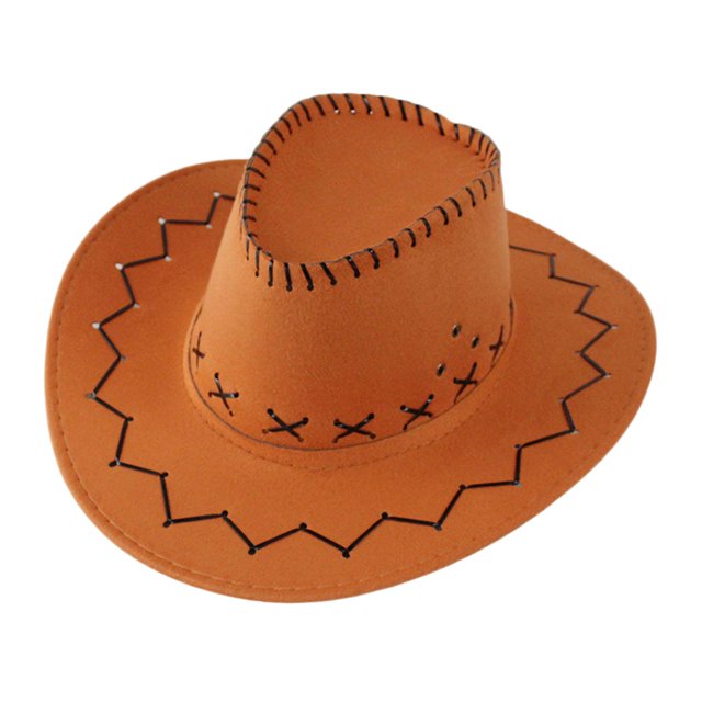 Sombrero de vaquero infantil, sombrero tipo sombrero, gorras, sombrero de pradera, accesorios para disfraces, ropa, sol Amarillo brillante