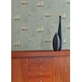 thumbnail image 3 of Advantage Andrew Seafoam Sailboat Prepasted Non Woven Blend Wallpaper, 20.5-in by 33-ft, 56.4 sq. ft., 3 of 4