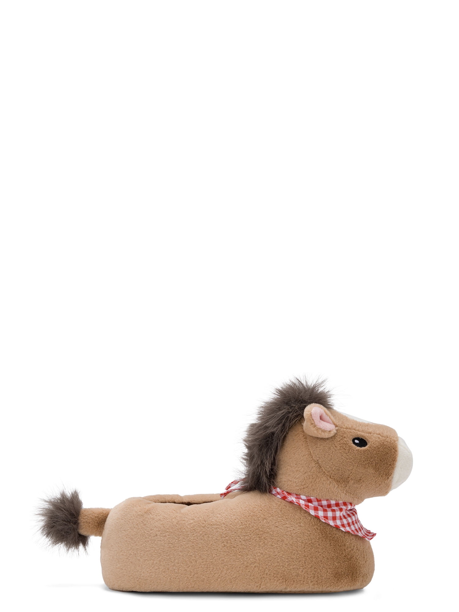 Wonder Nation Toddler, Little and Big Girls Horse Slipper
