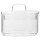 thumbnail image 2 of Tarro de cristal transparente para almacenamiento de alimentos Qiysamall, a prueba de fugas, 2 of 8