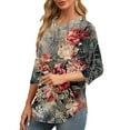 thumbnail image 4 of My Orders Cute Summer Tops for Women, Long Shirts to Wear with Leggings Golf Shirts for Women Womens Summer Tops Trendy Hide Belly Tunic 2025 Summer, 4 of 5