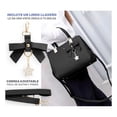 thumbnail image 2 of Bandolera Moda De Lujo Bolsa Tote Dama Color Negro, 2 of 2