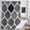 Black, variant on Blue and Grey Shower Curtain for Bathroom, Light Blue White Dark Gray Navy Bohemian Chic Geometric Pattern Fabric Shower Curtains Set, Modern Paisley Restroom Decor Accessories with Hooks 60x72inches
