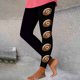 thumbnail image 5 of TaTaai Women Skinny Rugby Random Print Yoga Pants Casual Fashion Leggings Stretchy Fabric Ladies Fitness Daily Commute Street Wear Machine Washable No Fading Stylish Pants Gift, 5 of 5
