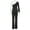 Black, variant on Aayomet Jumpsuit For Women Women Solid Long Sleeve Cold Shoulder Jumpsuit Casual Clubwear Wide Leg Pants,Black XL
