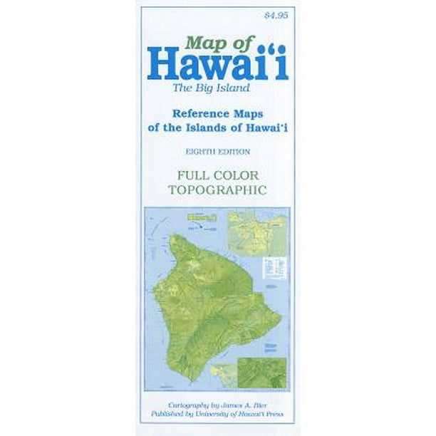 Map Of Hawaii The Big Island Walmart Com Walmart Com