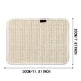 thumbnail image 3 of Heiheiup Sisal Cloth Cat Scratch Board Sofa Side Cat Scratch Board Beige, 3 of 9