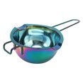thumbnail image 4 of Melting Pot, Diversion Port Cheese Melting Pot Sturdy And Durable  For Cheese For Caramel For Melting Butter Colorful,Golden, 4 of 8