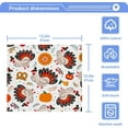 thumbnail image 5 of SKYSONIC Thanksgiving Turkey Washcloths Set of 6, Highly Absorbent Soft Cotton Fingertip Towels for Bathroom, Kitchen, Gym, Spa, Home Decor, 12 x 12 Inch, 5 of 7
