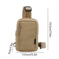 thumbnail image 3 of Cinvoph Small Sling Bag for Women Crossbody Sling Backpck Lightweight Chest Bag Daypack for Travel Casual Daily, Khaki, 3 of 9