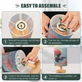 thumbnail image 4 of BZSMCE Decor Bedside Table Lamp Coral Orca Fun Printed, 4 of 7