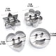thumbnail image 1 of Cookie Cutter Fondant Cake Mold Food-Grade Stainless Steel Cookie Cutter 4 Styles Shape Non-Stick Gift For Bake Cookie Mold Set, 1 of 5