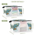 thumbnail image 2 of Foldable Clothes Storage Bags Clothes Organizer Bin with Clear Windows for Clothes Bedding Intricately Butterfly, 2 of 6
