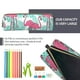 thumbnail image 5 of Disketp Flamingo Estuche de Lápices de Cuero con Cierre, Estuche Compacto para Papelería, Bolígrafos y Accesorios Pequeños, 5 of 7