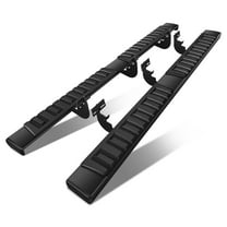 DNA Motoring For 09-23 Ram 1500/Classic Quad Cab Black 6" Flat Side Step Bar Running Boards