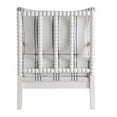 thumbnail image 4 of Bowery Hill Fabric Upholstered Accent Chair with Spindle White and Navy, 4 of 6