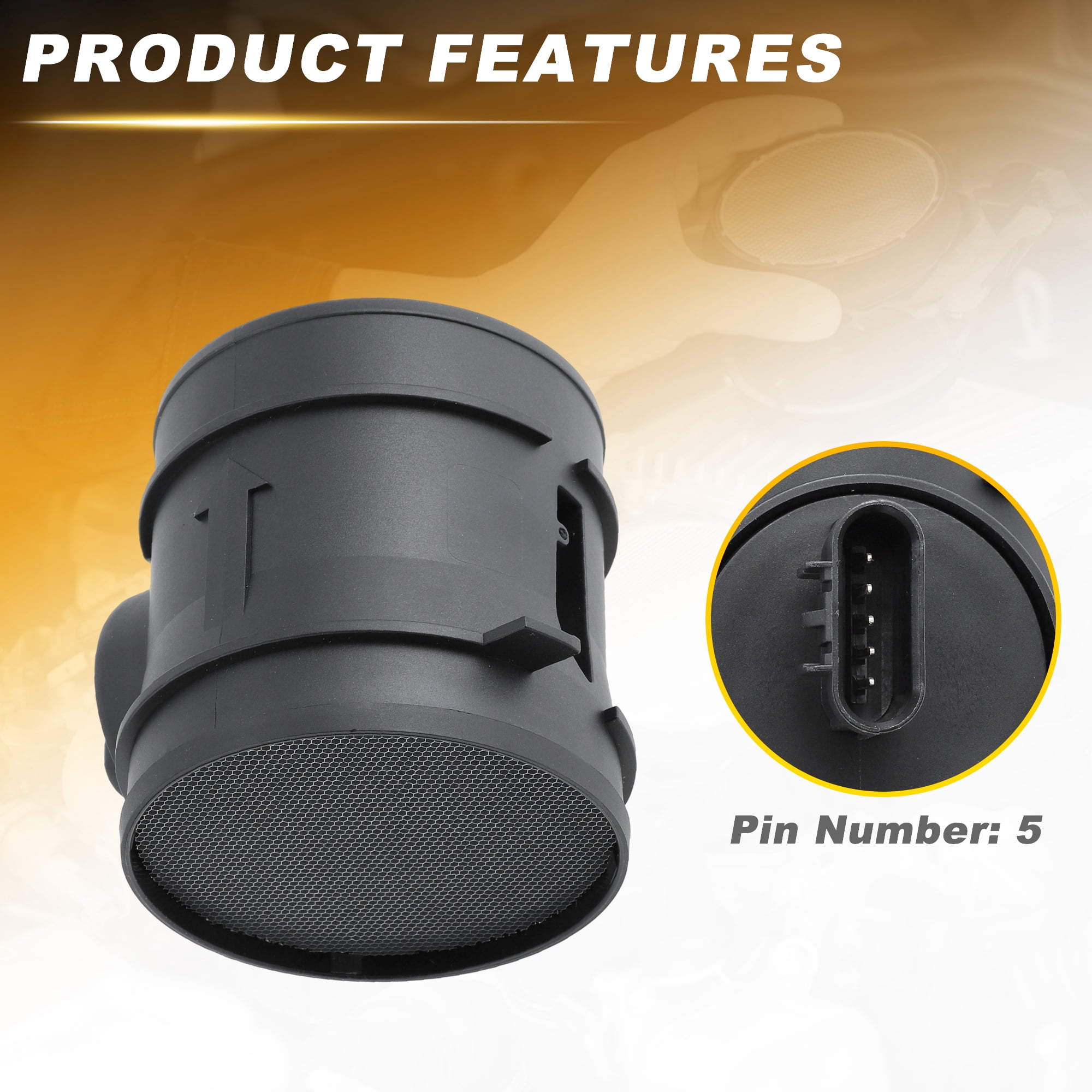Unique Bargains Mass Air Flow Sensor Assembly for Chevrolet Vehicles