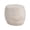 Beige + Concrete, variant on lightweight concrete side table for patio, oval outdoor end table with convex shape LIGHT GREY 24.75x17.5x20.25 inches
