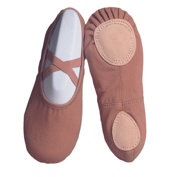 Weebloom Ballet Shoes For Little Girls Soft Sole Ballet Practice Slip-On Lightweight Sneakers Flexible Gym Shoes Toddler Kids Dance Shoes For Girls