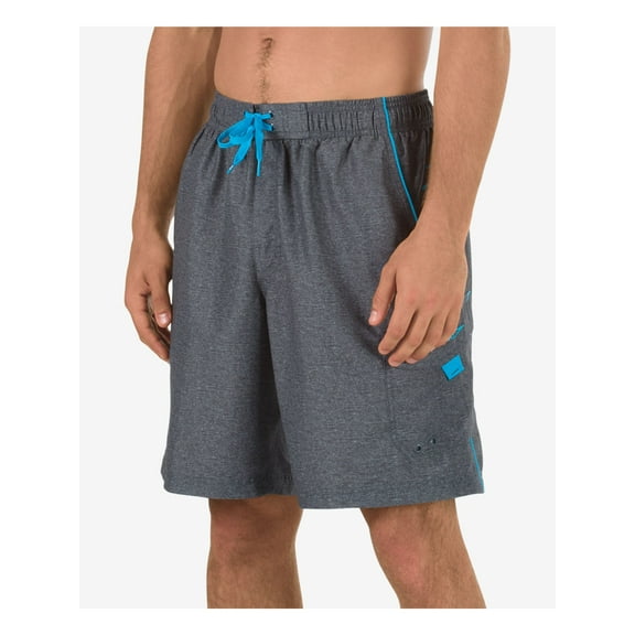 SPEEDO Mens Gray Lined Shorts M
