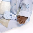 thumbnail image 5 of JC Toys Twins 13 Realistic Soft Body Baby Dolls Berenguer Boutique | Twins Gift Set with Removable Outfits and Accessories | Pink and Blue | African American | Ages 2+, 5 of 5