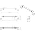 thumbnail image 4 of 160mm CTC Ella Cabinet Pull - Brushed Oil Rubbed Bronze, 4 of 7