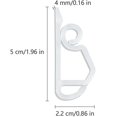 thumbnail image 2 of 50 ganchos/clips para colgar canalones para luces navideñas al aire libre, 2 of 2