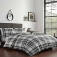thumbnail image 3 of Eddie Bauer Coal Creek Plaid White Comforter Set, King, 3 of 6