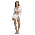 thumbnail image 2 of Mills by Millie Bobby Brown Women's Tie-Front Long Sleeve Sweater, Sizes XXS-XXL, 2 of 5