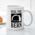 thumbnail image 3 of CafePress - Feel The Bern [Hair] Mugs - 11 oz Ceramic Mug - Novelty Coffee Tea Cup, 3 of 4