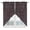 Brown, Chocolate, Chestnut, Espresso, variant on Indigo Blue Swag Valances for Windows 2 Pack, Kitchen Window Curtains 36 Inch Length, Farmhouse Vintage Blue Solid Color Privacy Swag Curtains for Living Room/Bathroom with Rod Pocket 36"x36"
