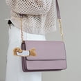 thumbnail image 2 of Unique Bargains 1 Pc Handbag Charm Dog Beaded Chain Handbag Accessories Brown Light Blue, 2 of 6