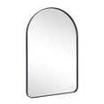 thumbnail image 2 of TEHOME Black Arched Bathroom Mirror, 21x30 inches, Metal Frame Vanity, 2 of 7