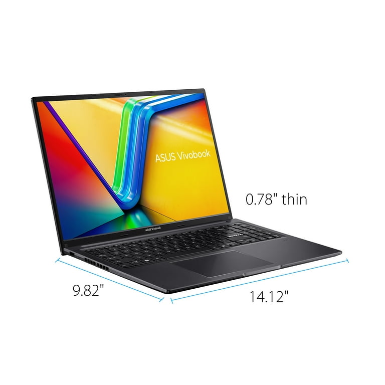 ASUS Vivobook 16” PC Laptop, Intel Core i7-1255U, 16GB, 512GB, Win 11 Home,  Black, F1605ZA-WS74 