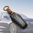 thumbnail image 6 of AMLESO Car Key Fob Cover Auto Accessories Full Protection PU Leather Protector Key Case Shell for Seal Yuan Plus Atto 3 Dolphin Black B, 6 of 9