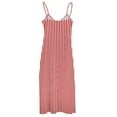 thumbnail image 6 of 2025 Classic Striped Dress Red and White Lines Beach Maxi Dress Strap Streetwear Bohemia Long Dresses Summer V Neck Oversized Vestido, 6 of 7