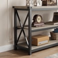 thumbnail image 4 of 47 Inch Entryway Table,3 Tier Narrow Long Console Table,Industrial Behind Couch Table,Hallway Table for Foyer, 4 of 8