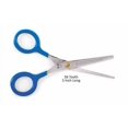 thumbnail image 5 of Dog Grooming Shears 36 Tooth Blending Thinning Scissors Blue Coated Handles 5", 5 of 7