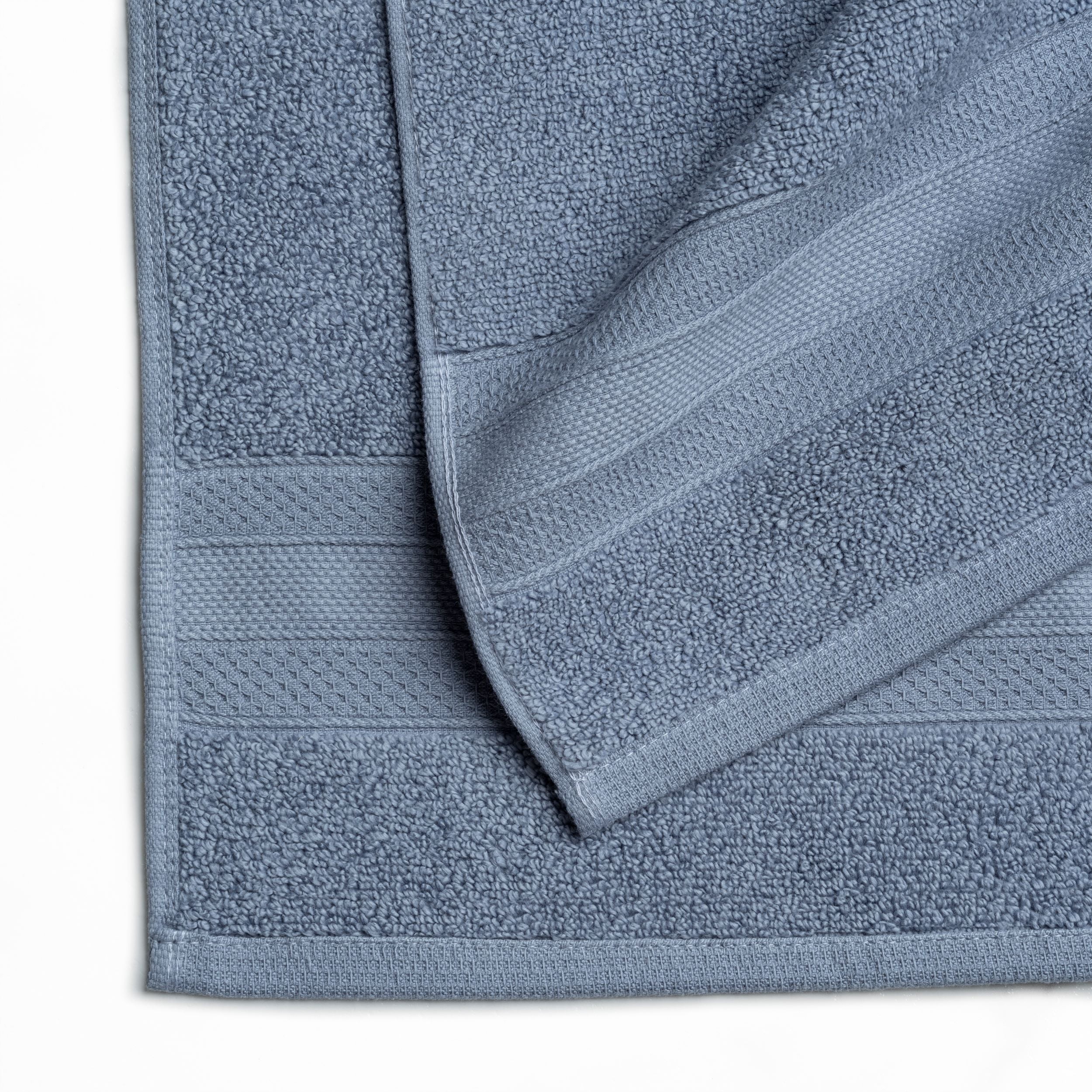 hometrends Solid Hand Towel, Light Navy, 1 16" X 28"