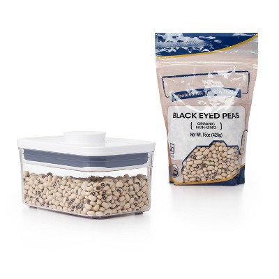 0.6qt Plastic Rectangle Airtight Food Storage Container White: Dishwasher-Safe, Silicone Lid