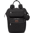 thumbnail image 3 of BabbleRoo Widetop Waterproof Diaper Backpack with Insulated Bottle Pockets, Polyester- Black, 3 of 10