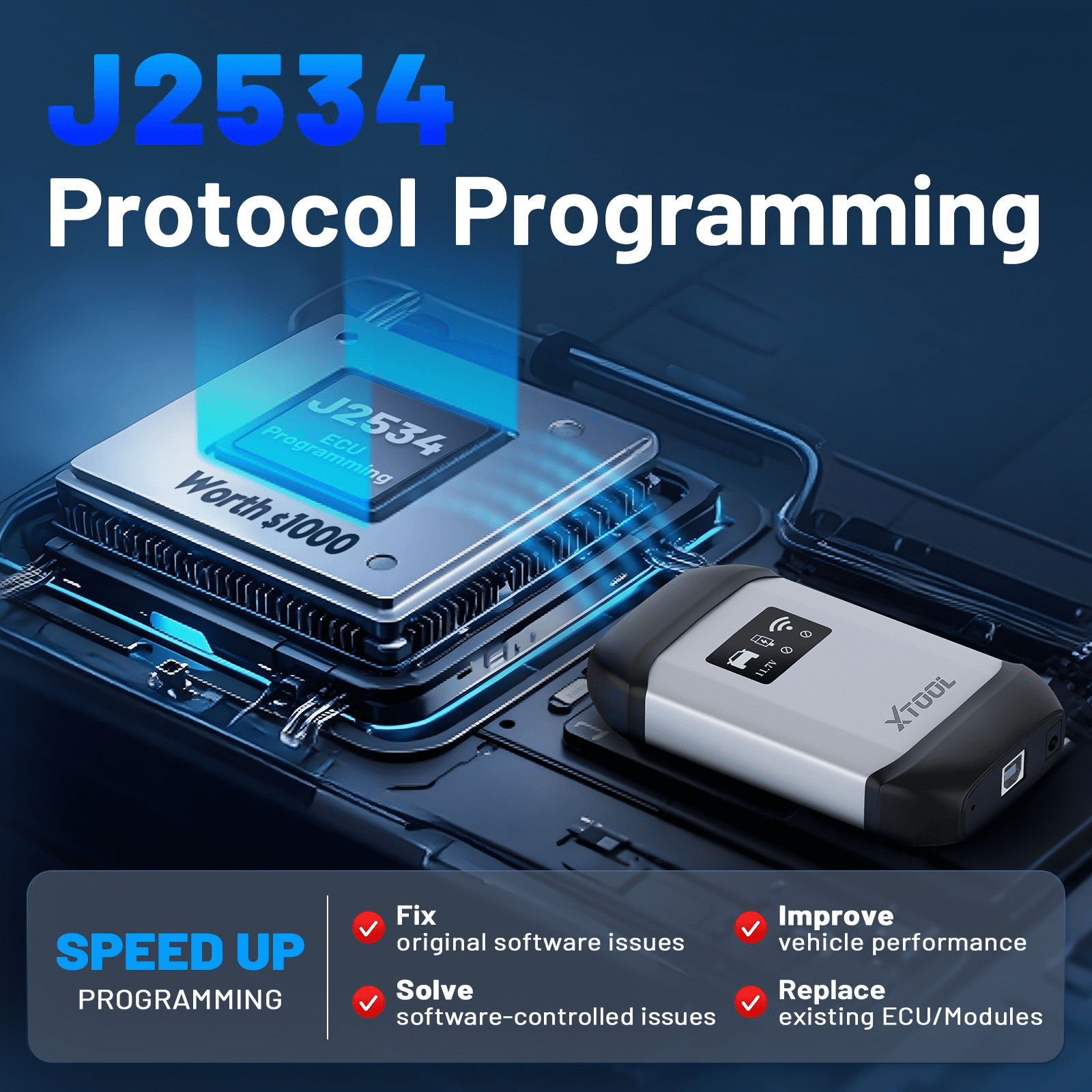 XTOOL D9 MAX Automotive Diagnostic Scanner, Bluetooth Full System Bi Directional Scan Tool, J2534 Repr0gramming Tool, Topology Mapping, 45+ Resets, with KC501 KS-1 SK1 M822 Key Fob Programmer Set