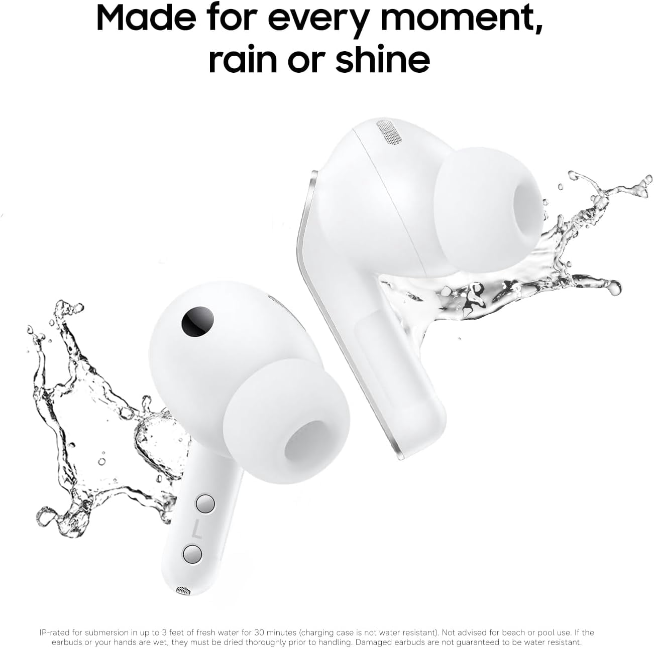 Samsung Galaxy Buds 4 Pro (2026) AI True Wireless Bluetooth Earbuds, White