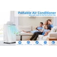 thumbnail image 3 of Portable Air Conditioner, AC Unit 14000 BTU 3-in-1 Cooling Dehumidifier Fan - 24H Timer, Sleep Mode, Auto Swing, Remote for 750 Sq.Ft, 3 of 8