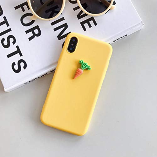 Red Shield Compatible With Apple Iphone 11 3d Cute Cartoon Silicone Case Comfortable Grip Unique Simple Soft Flexible Tpu Scratch Resistant Clear View Full Coverage Carrot Walmart Com