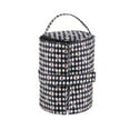 thumbnail image 1 of Bolsa de almacenamiento de hilo, bolsa organizadora de crochet, bolsa de crochet de moda, organizador de tejido para suministros de tejido, uso domést Negro, 1 of 8