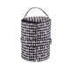 thumbnail image 1 of Bolsa de almacenamiento de hilo, bolsa organizadora de crochet, bolsa de crochet de moda, organizador de tejido para suministros de tejido, uso domést Negro, 1 of 8
