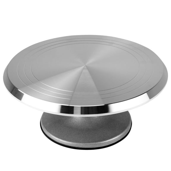 Aluminium Alloy Cake Stand, 12 Inch Cake Turntable for Cake with Rotating, Cake Decorating Turntable Stand